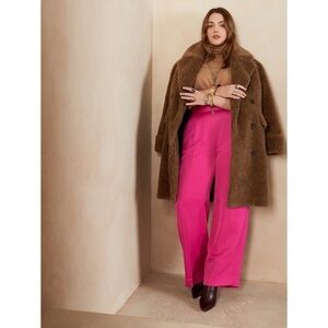 Banana Republic Wide-Leg Satin Pants